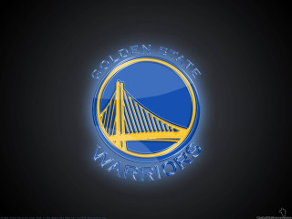Golden warriors logo black blue 2 - the golden gate bridge free wallpaper