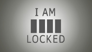 Gray black logo i am - sticker free wallpaper
