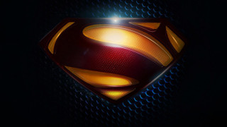 Superman logo dark background light - a superman logo free wallpaper for desktop