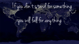 World map quote stand for - anything free wallpaper