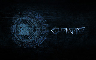 Dark background blue black nirvana - chromatic aberration free wallpaper