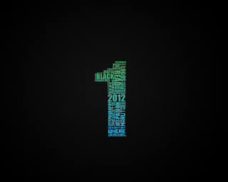 Cross words black background green - the bottom of it free wallpaper