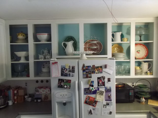 Refrigerator magnets kitchen white cabinets - temporary free wallpaper