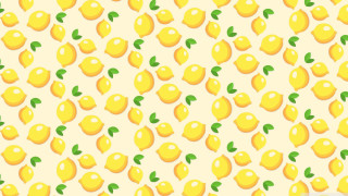 Lemons green leaves white background - lemon free wallpaper