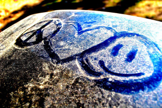 Rock face drawing tree background - a close up of a rock free wallpaper