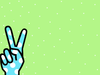 Peace sign green background hearts - a peace sign free wallpaper