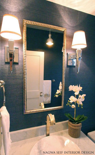 Bathroom sink mirror lights flower - free light wallpaper
