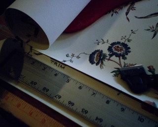 Ruler table wallpaper red ribbon - medium free wallpaper