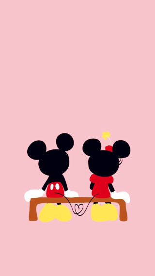 Mickey minnie mouses table star - disney free wallpaper for mobile