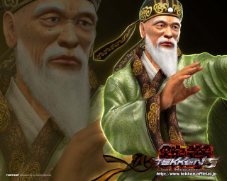 Old man beard green robes - a white beard free wallpaper