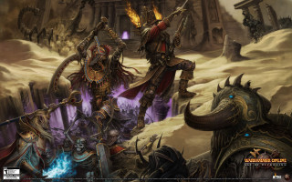 Warhammers desert demon attack sword - warhammer free wallpaper for desktop