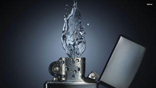 Lighter water splashing background black - a lighter free wallpaper