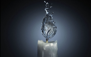 Candle water splash dark room - the dark room free wallpaper