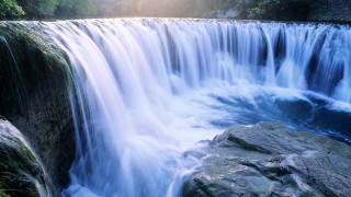 Waterfall rockledge forest mountain lake - anthony s waters free wallpaper