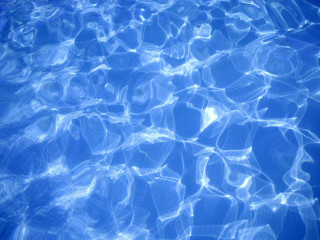 Pool blue water white frisbee 3 - blue water free wallpaper
