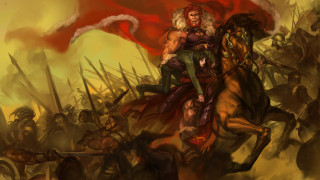 Man horse riding group flag - horse free wallpaper