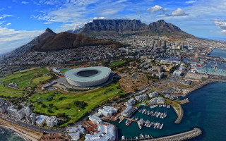 Stadium city mountains background water - breyten breytenbach free wallpaper