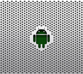 Green android logo white background - purism free wallpaper for tablet