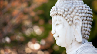 White statue person head balls - closed free wallpaper for desktop