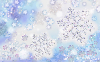 Snowflake blue white stars background - star and snow free wallpaper
