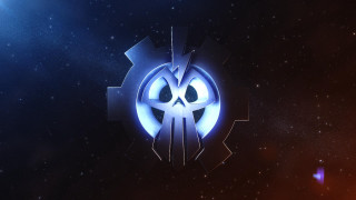 Blue black logo star background 2 - the bottom of it free wallpaper