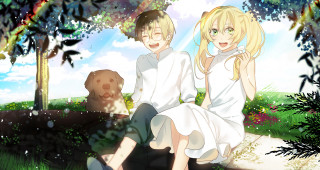 Couple bench park teddy bear - anne said free wallpaper