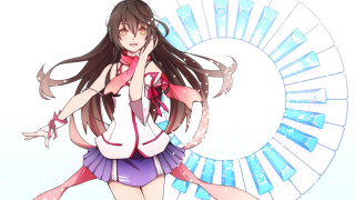 Girl bowtie circularwheel anime official - circular free wallpaper