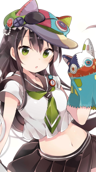 Girl hat dress stuffed animal - animal free wallpaper for mobile