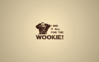 Monkey woodcut star wars wookie - war free wallpaper for desktop