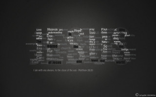 Black white wordcloud letterism dionisius - different language free wallpaper