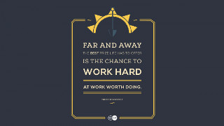 Work hard quote clock time - hard free wallpaper