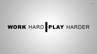 Work hard play harder logo 2 - photo of a logo free wallpaper