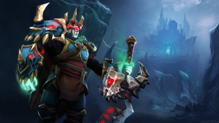 Man dark cave sword demon - splash art free wallpaper