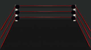 Red light black room wireframe - a black wall free wallpaper for desktop
