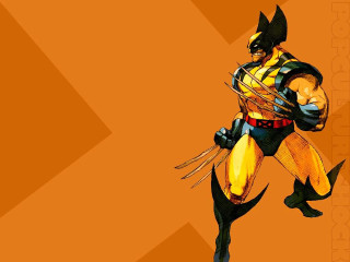 Wolverine costumed man running masked - outfit free wallpaper for desktop
