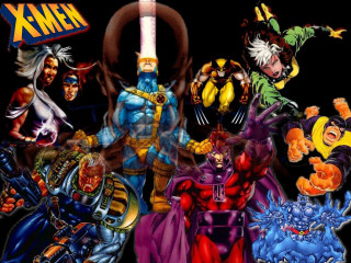 Cartoon characters grouped x men - a bunch of cartoon characters free wallpaper