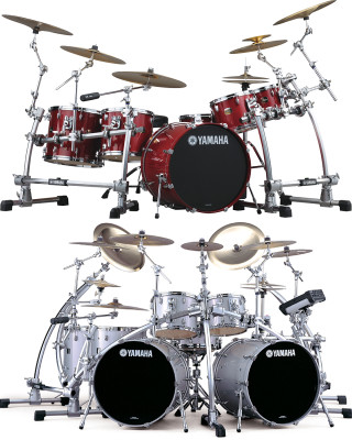 Drumset red black digital dream - the bottom free wallpaper for mobile