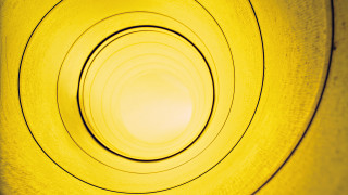 Yellow circular design light object - a yellow object free wallpaper