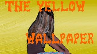 Woman long hair stool yellow - a stool free wallpaper