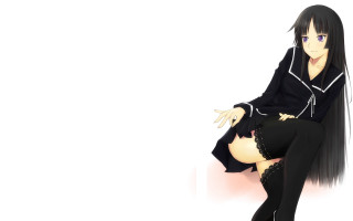 Woman black clothes sitting white - black clothes free wallpaper for desktop