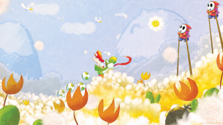 Cartoon person flying field flowers - a cartoon of a person free wallpaper
