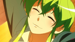 Green hair girl kyoto animation - green hair free wallpaper