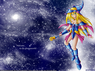 Cartoon character hat sword sky - fantasy magic free wallpaper