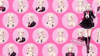 Anime mosaic character sheet pink - mosaic free wallpaper for desktop