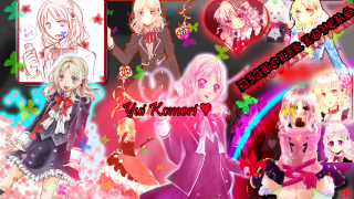 Anime girls hearts stars group - a group of anime girls free wallpaper