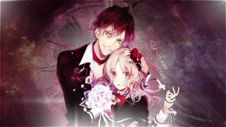 Anime couple clock wallpaper pink - gapmoe yandere grimdark free wallpaper for desktop