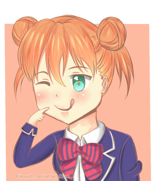 Girl bow tie blue eyes - mannerism free wallpaper for tablet