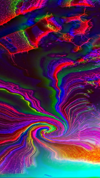 Colorful abstract painting pattern surface - a colorful abstract painting free wallpaper for mobile