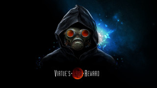 Gasmask red eyes hood cyberpunk - a man in a gas mask free wallpaper