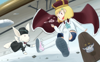 Woman cape cat snow mouse - a cartoon of a woman free wallpaper